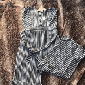 Striped jumpsuit